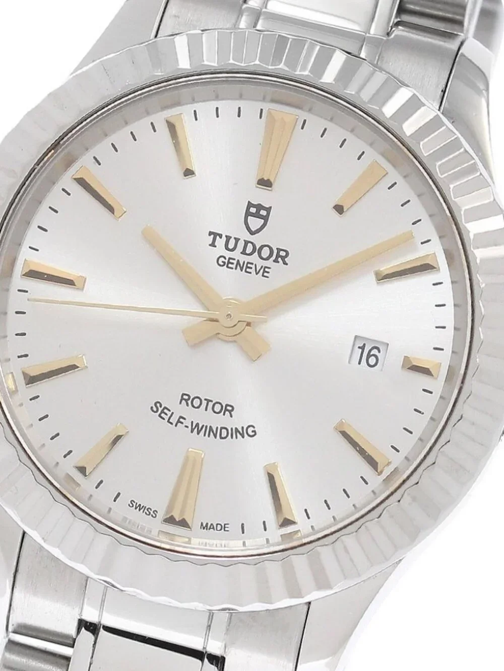 TUDOR Style 12110 Date Silver Dial Automatic Ladies Watch_955687